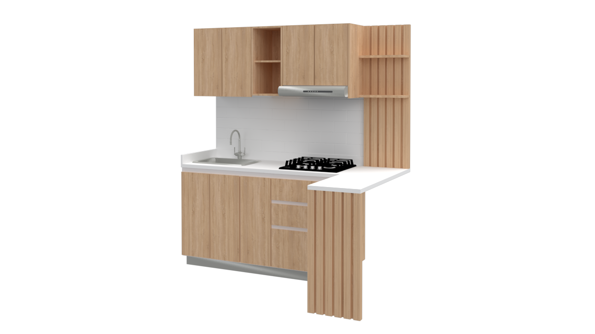 Cocina plan básico modelo 3